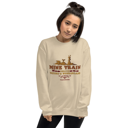 MINE TRAIN THROUGH NATURE'S WONDERLAND title Sweatshirt
