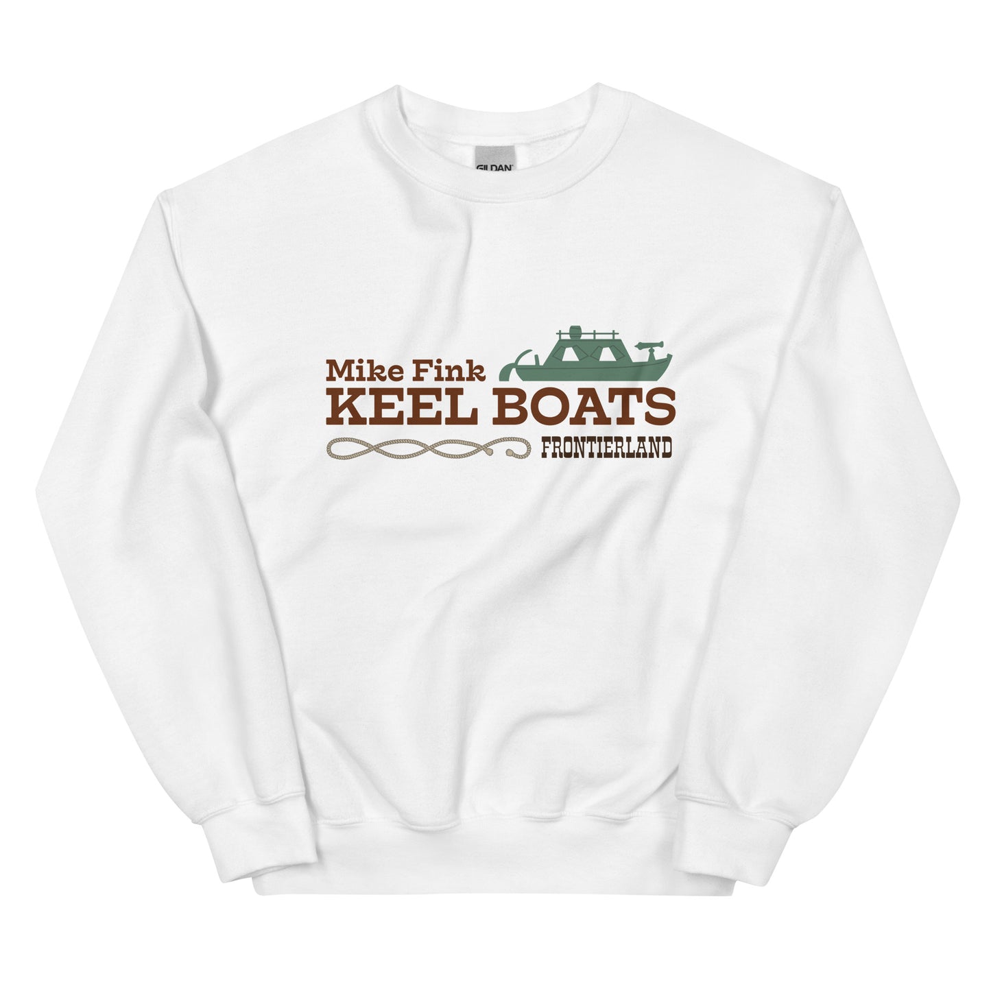 MIKE FINK KEEL BOATS title Sweatshirt