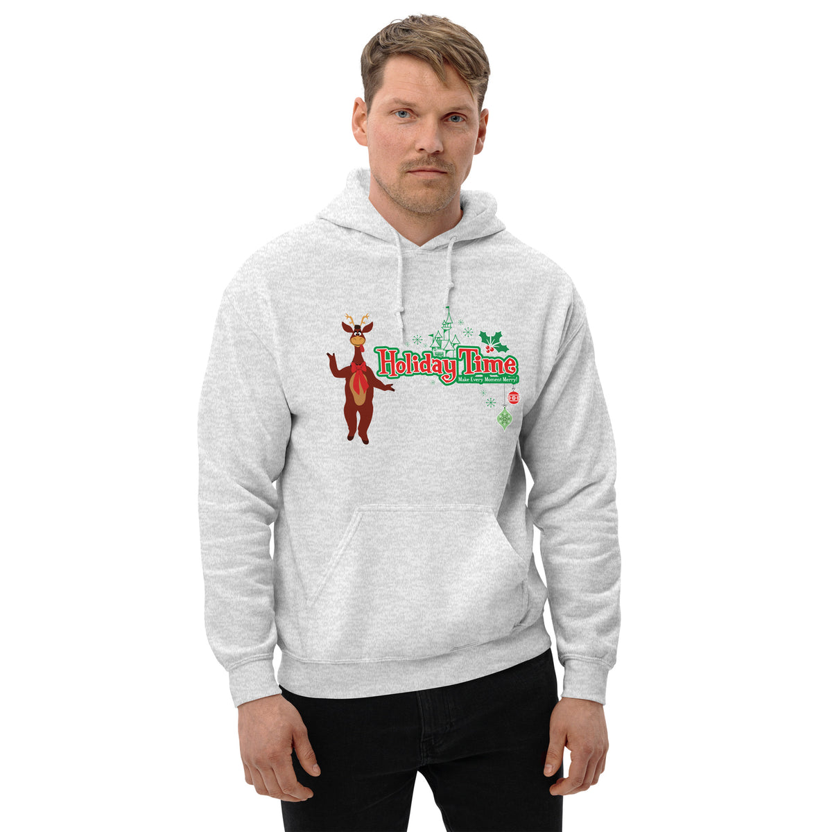DL HOLIDAY TIME reindeer Hoodie