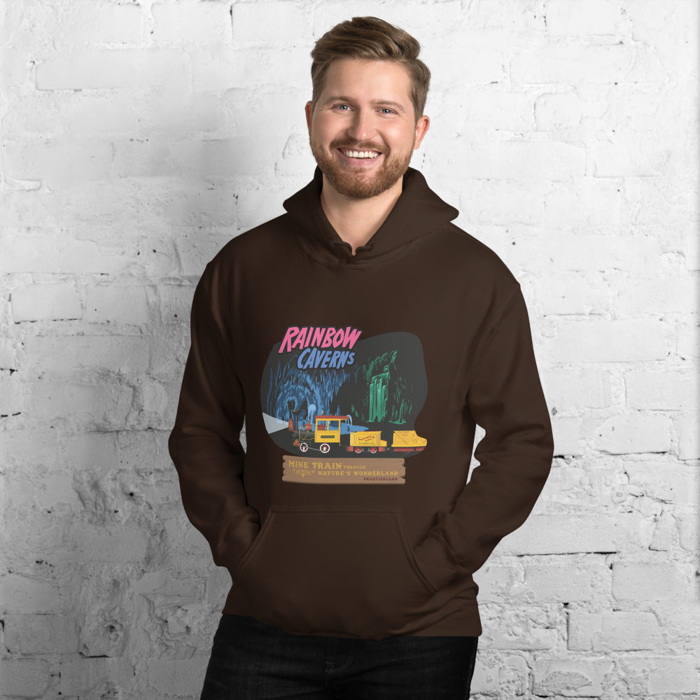 MINE TRAIN THROUGH NATURE'S WONDERLAND rainbow caverns Hoodie