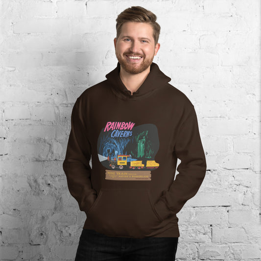 MINE TRAIN THROUGH NATURE'S WONDERLAND rainbow caverns Hoodie