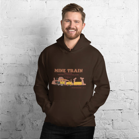 MINE TRAIN THROUGH NATURE'S WONDERLAND title train Hoodie