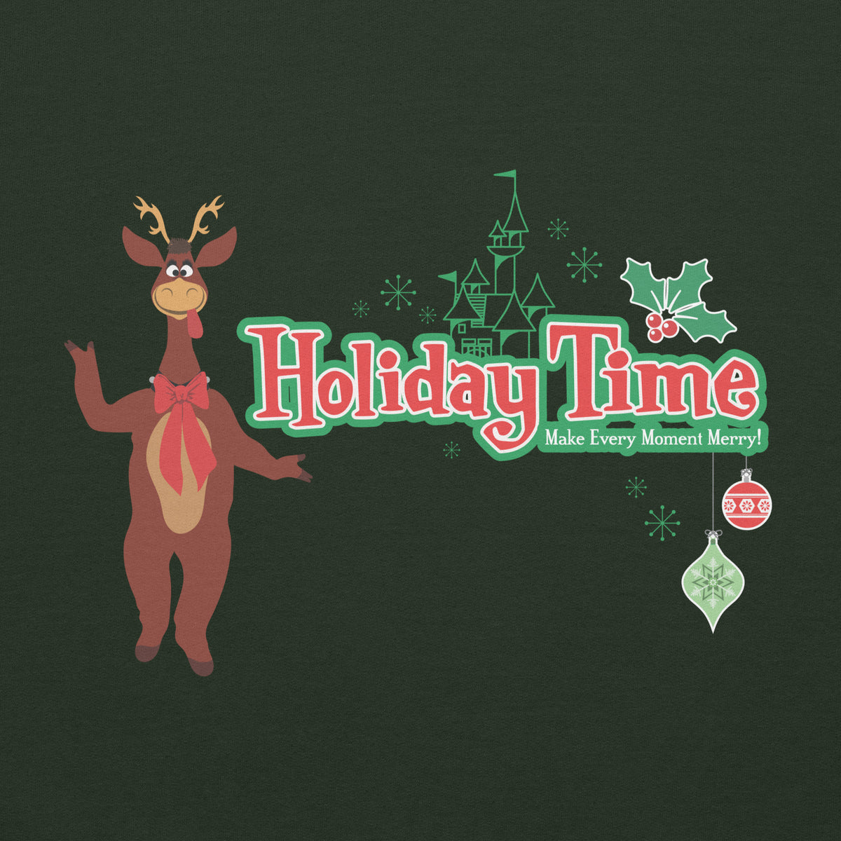 DL HOLIDAY TIME reindeer Hoodie