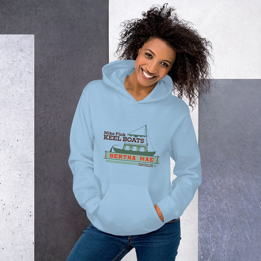 MIKE FINK KEEL BOATS bertha mae Hoodie