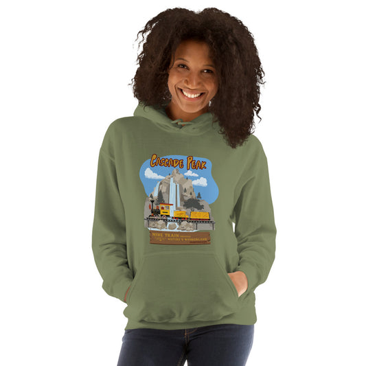 MINE TRAIN THROUGH NATURE'S WONDERLAND cascade peak Hoodie