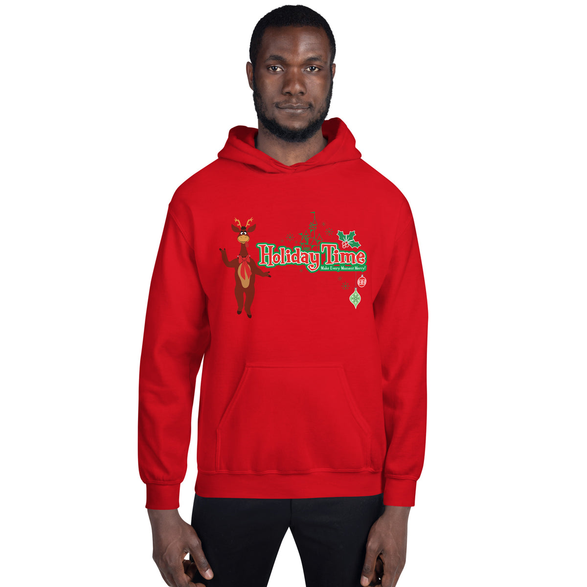 DL HOLIDAY TIME reindeer Hoodie