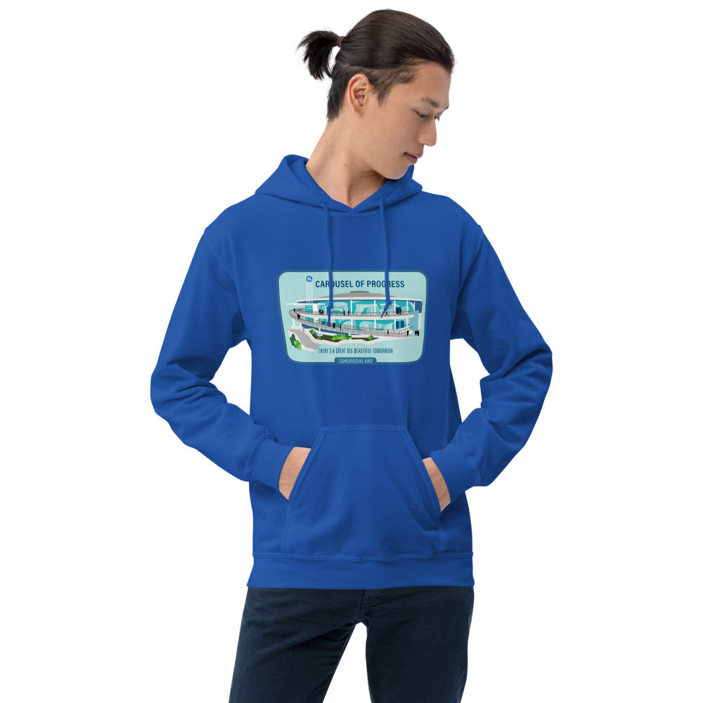 CAROUSEL OF PROGRESS building Hoodie