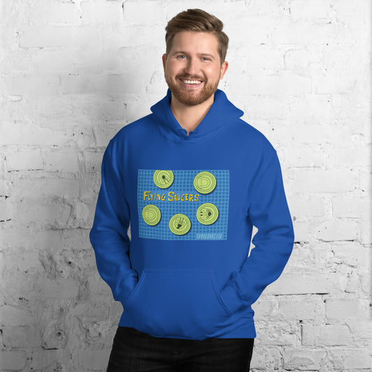 FLYING SAUCERS grid Hoodie