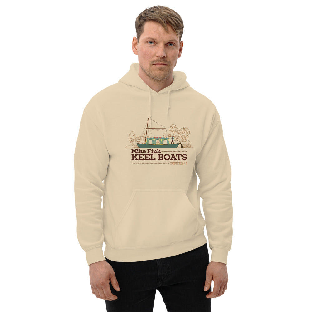 MIKE FINK KEEL BOATS scene Hoodie