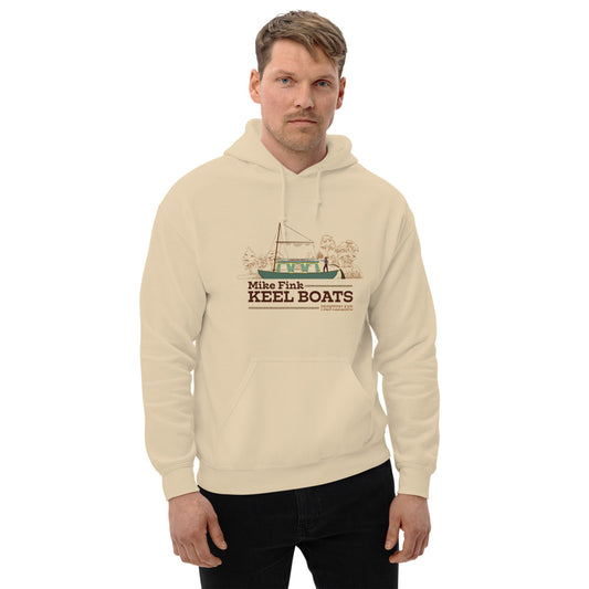 MIKE FINK KEEL BOATS scene Hoodie