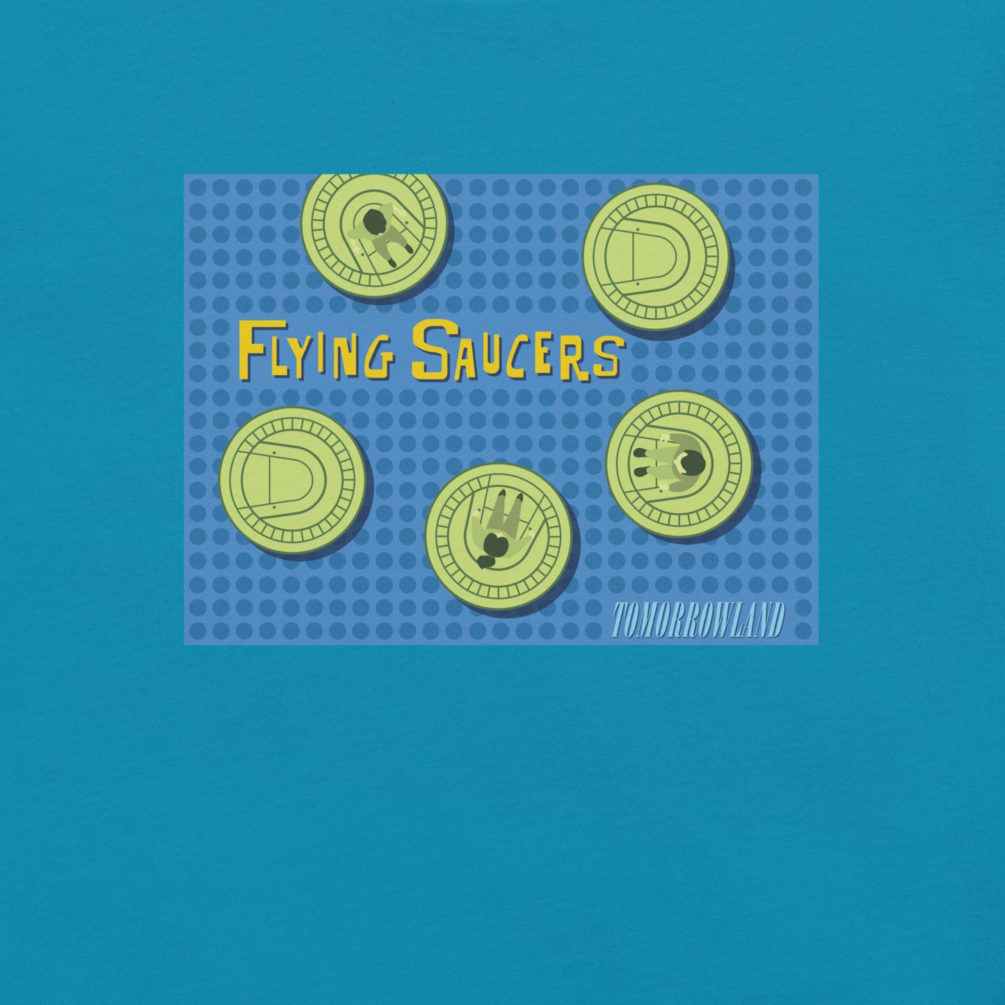 FLYING SAUCERS grid T-Shirt