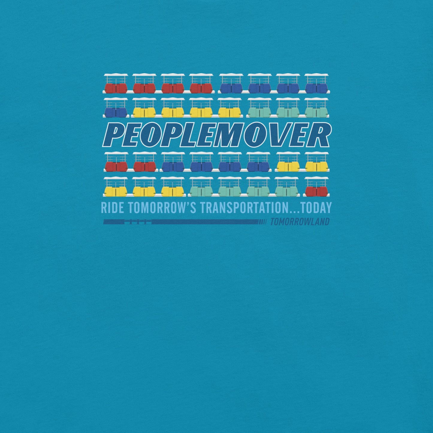 PEOPLEMOVER vehicles stacked T-Shirt