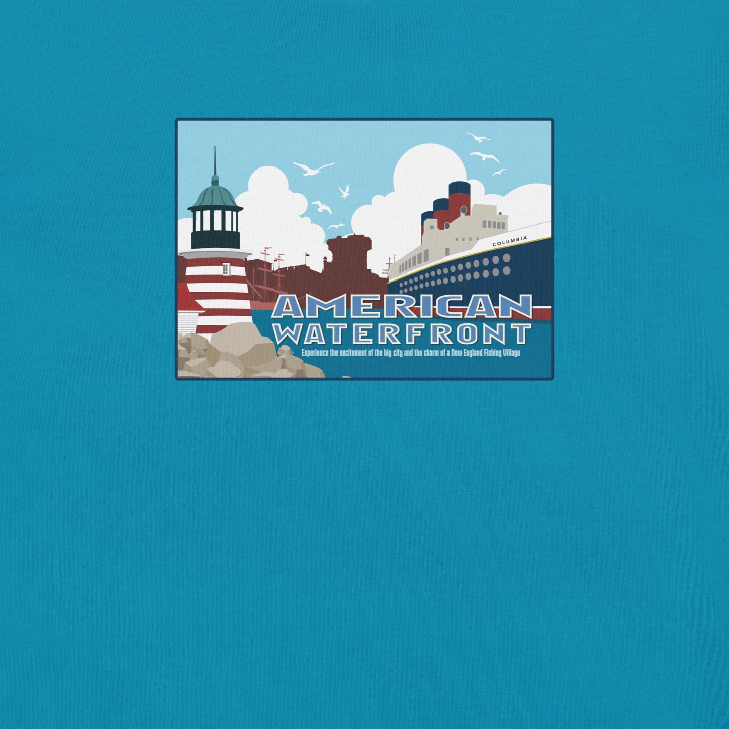TDS AMERICAN WATERFRONT port title T-Shirt