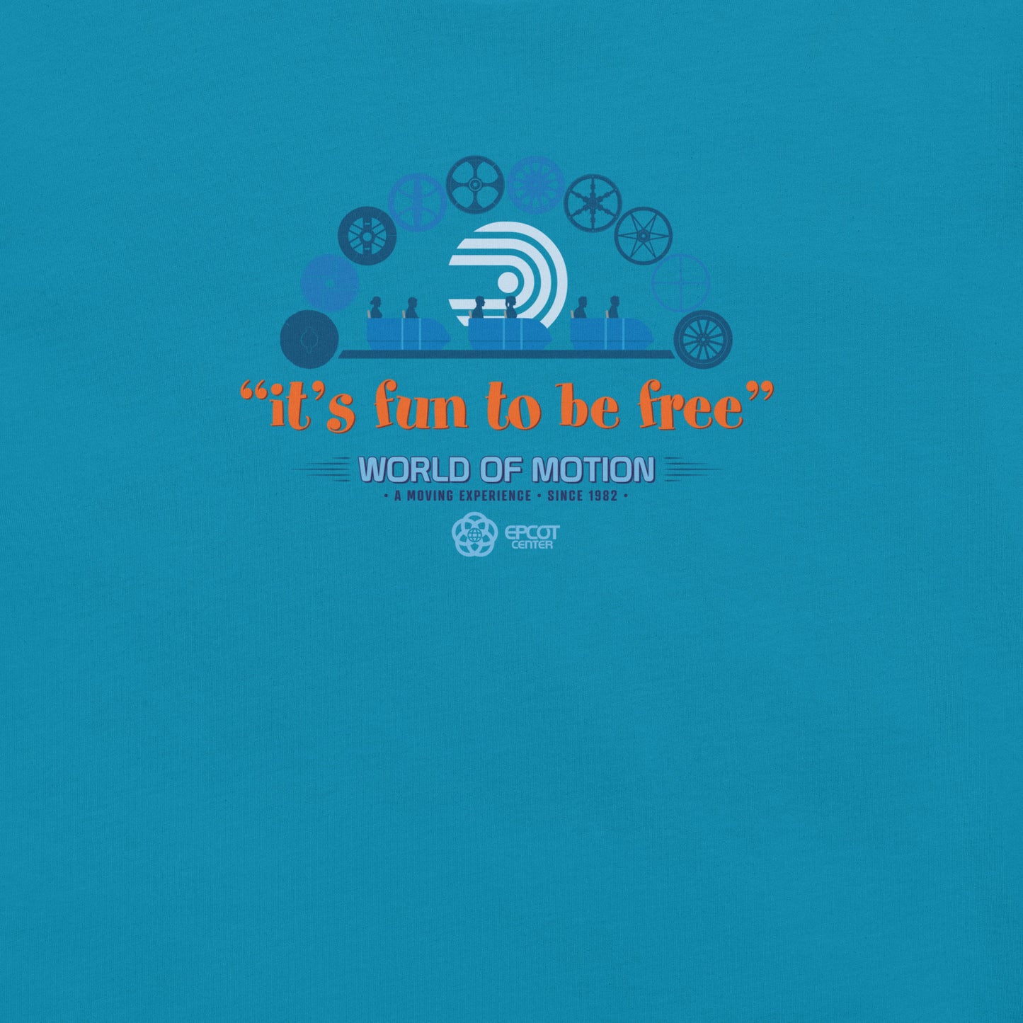 WORLD OF MOTION fun to be free T-Shirt