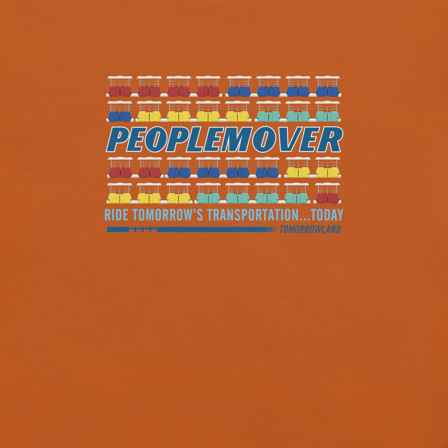 PEOPLEMOVER vehicles stacked T-Shirt