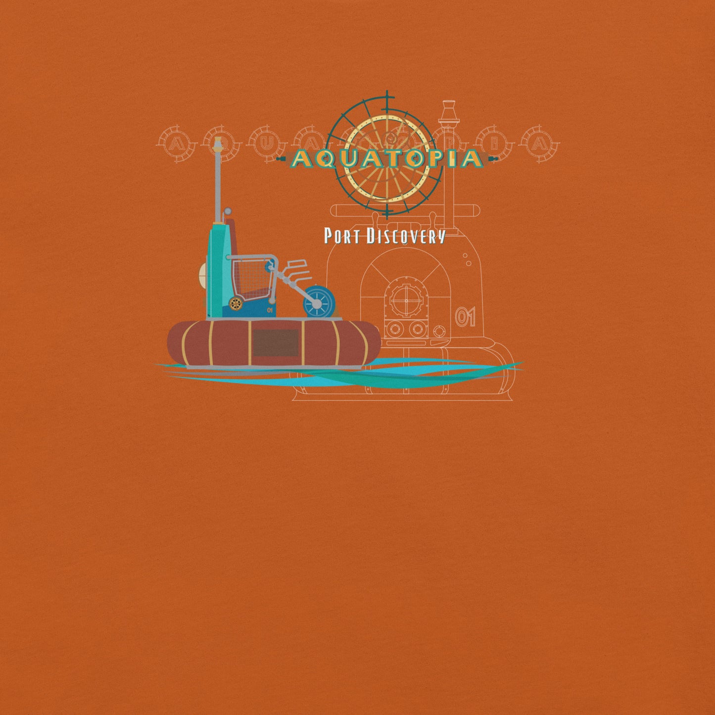 TDS PORT DISCOVERY aquatopia T-Shirt