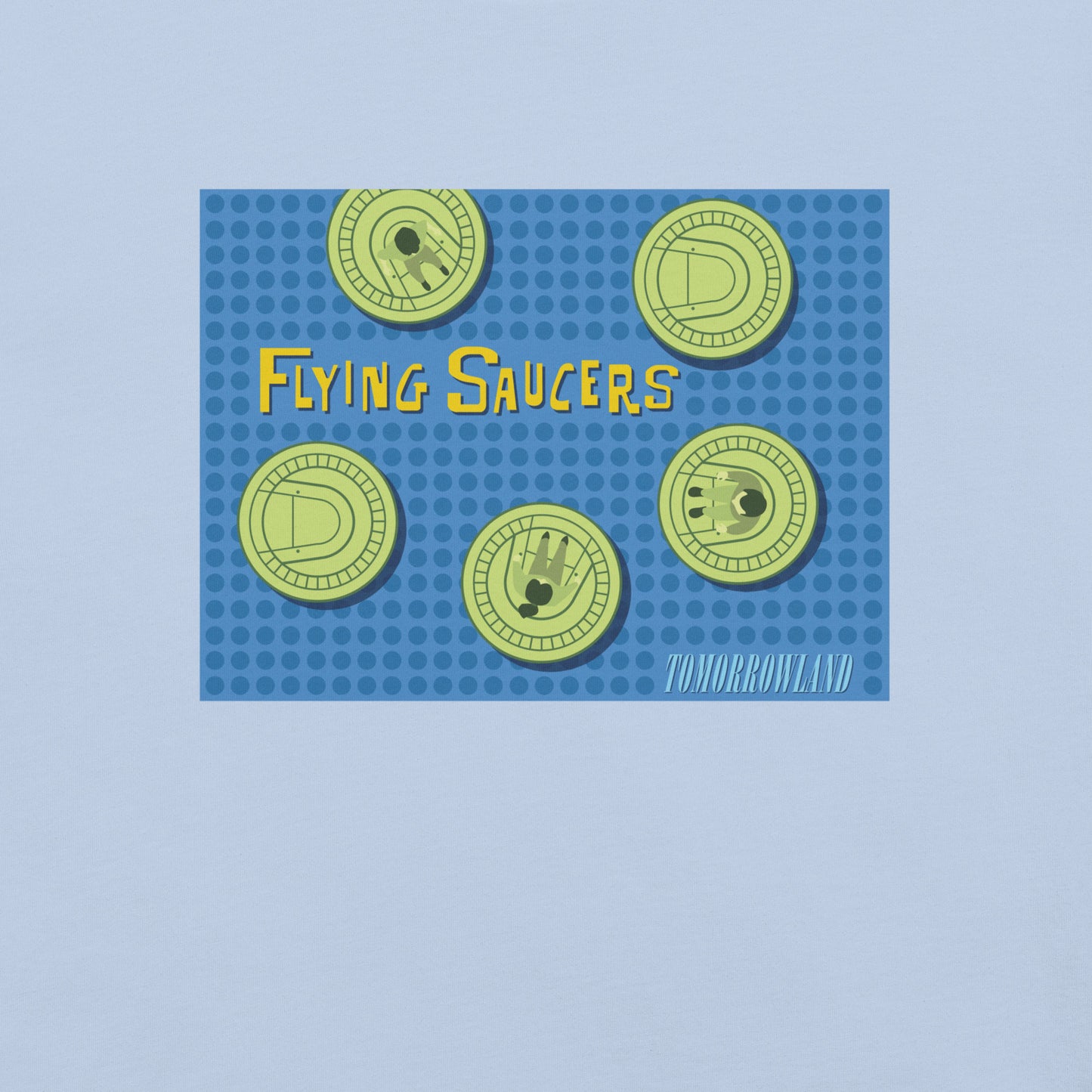 FLYING SAUCERS grid T-Shirt