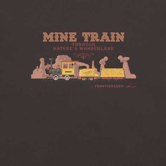MINE TRAIN THROUGH NATURE'S WONDERLAND train T-Shirt