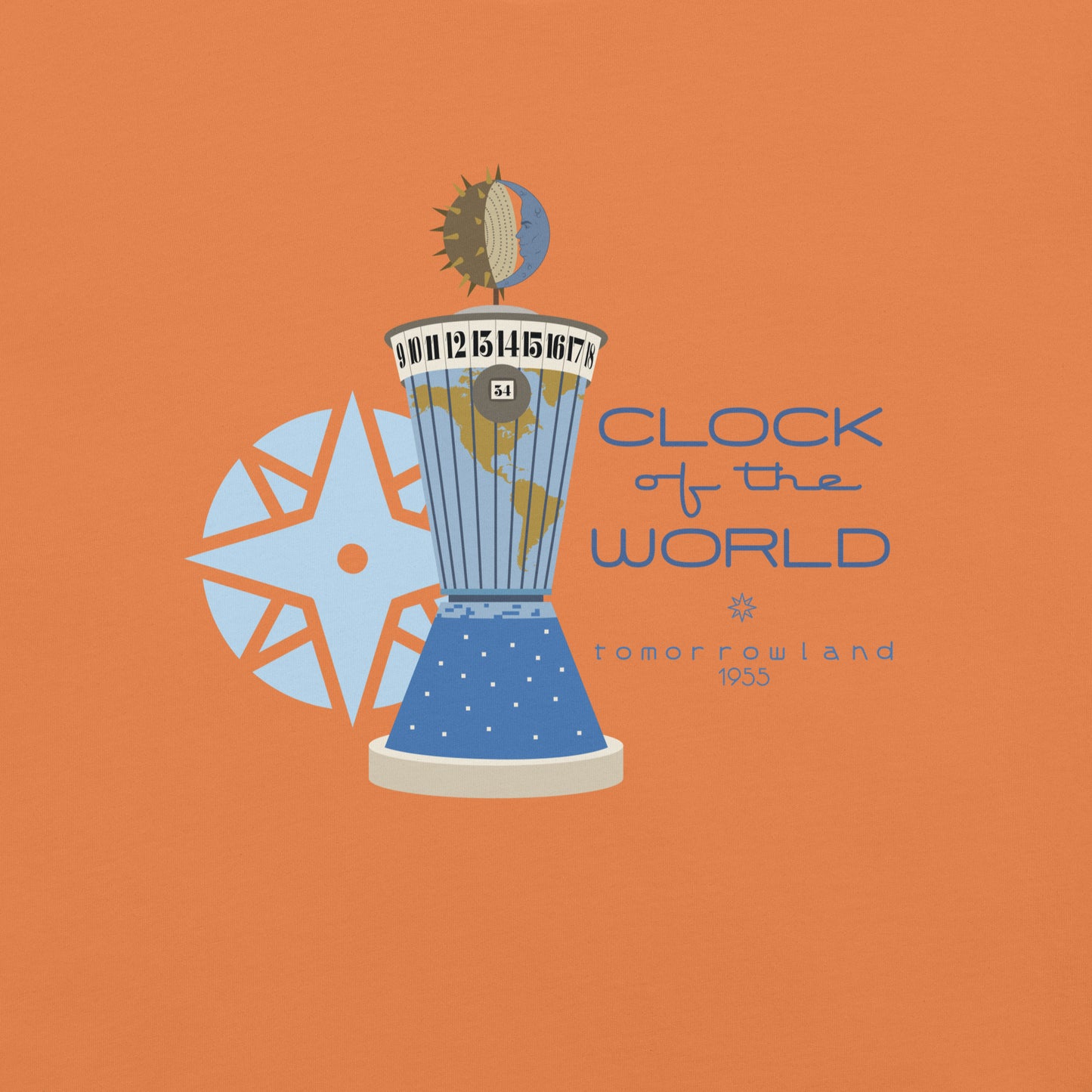 CLOCK OF THE WORLD tower T-Shirt