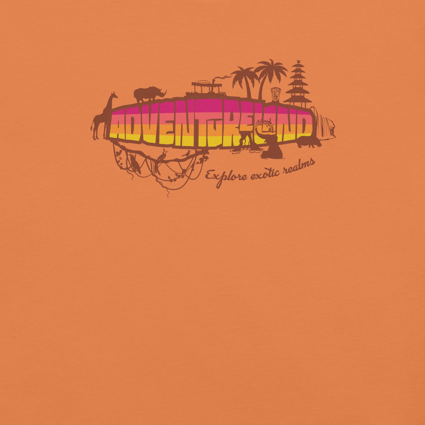 MK ADVENTURELAND jungle orange T-Shirt