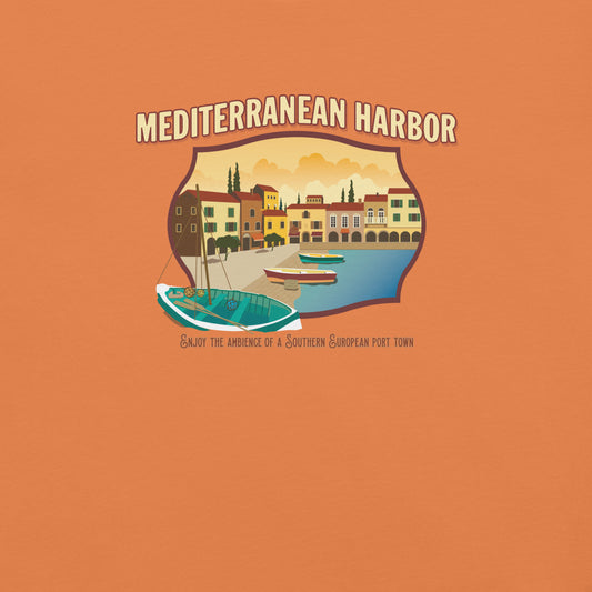 TDS MEDITERRANEAN HARBOR port title T-Shirt