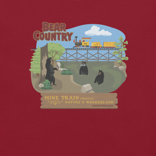 MINE TRAIN THROUGH NATURE'S WONDERLAND bear country T-Shirt