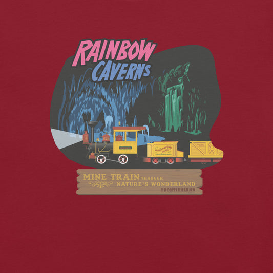 MINE TRAIN THROUGH NATURE'S WONDERLAND rainbow caverns T-Shirt