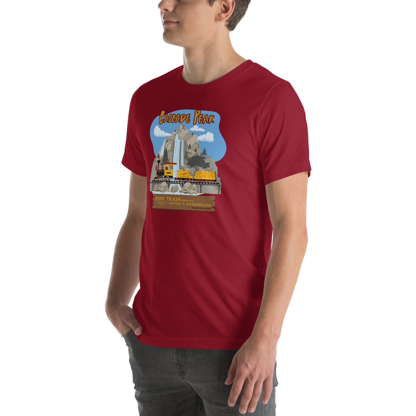 MINE TRAIN THROUGH NATURE'S WONDERLAND cascade peak T-Shirt