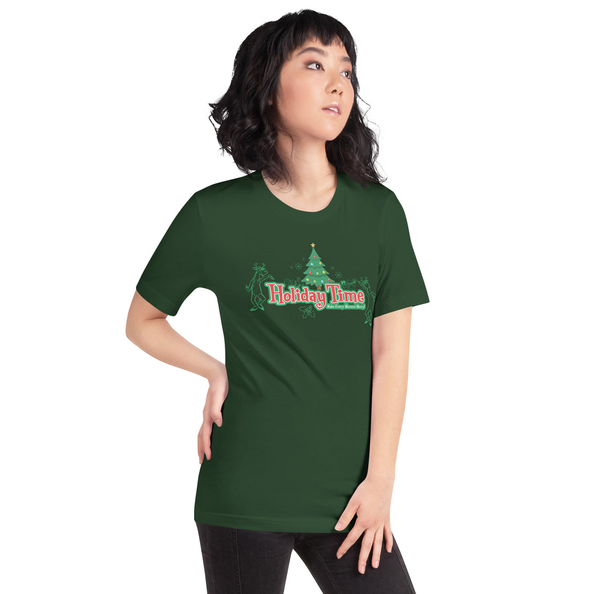 DL HOLIDAY TIME tree T-shirt