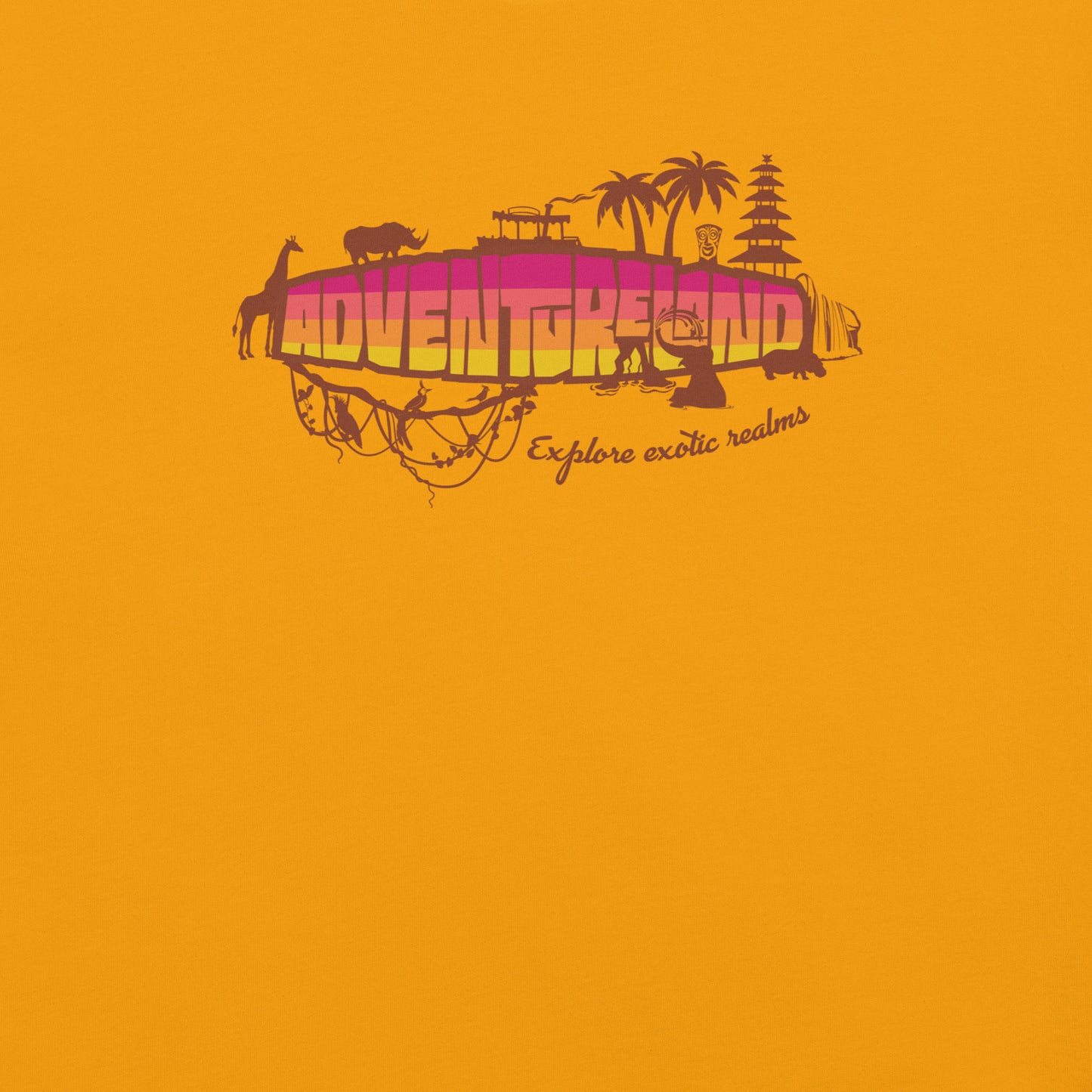 MK ADVENTURELAND jungle orange T-Shirt