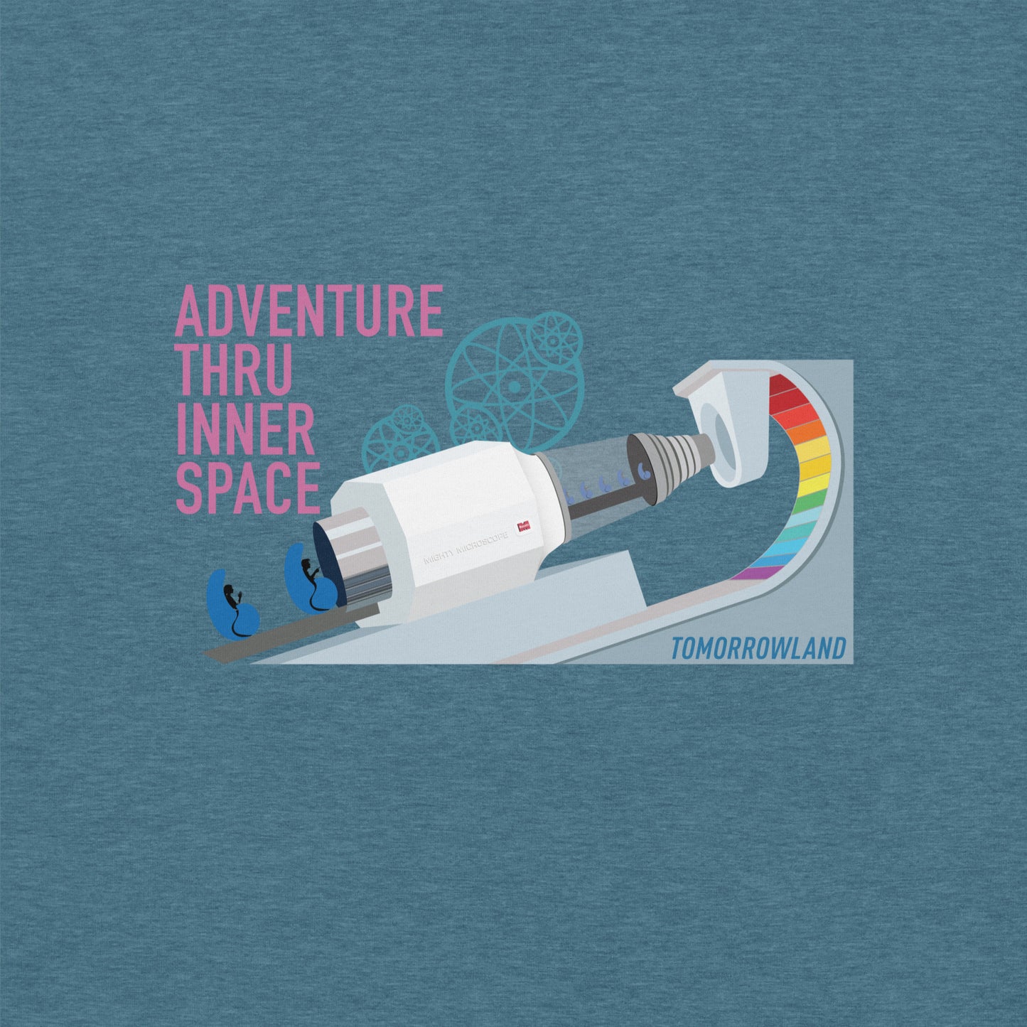 ADVENTURE THRU INNER SPACE microscope T-Shirt