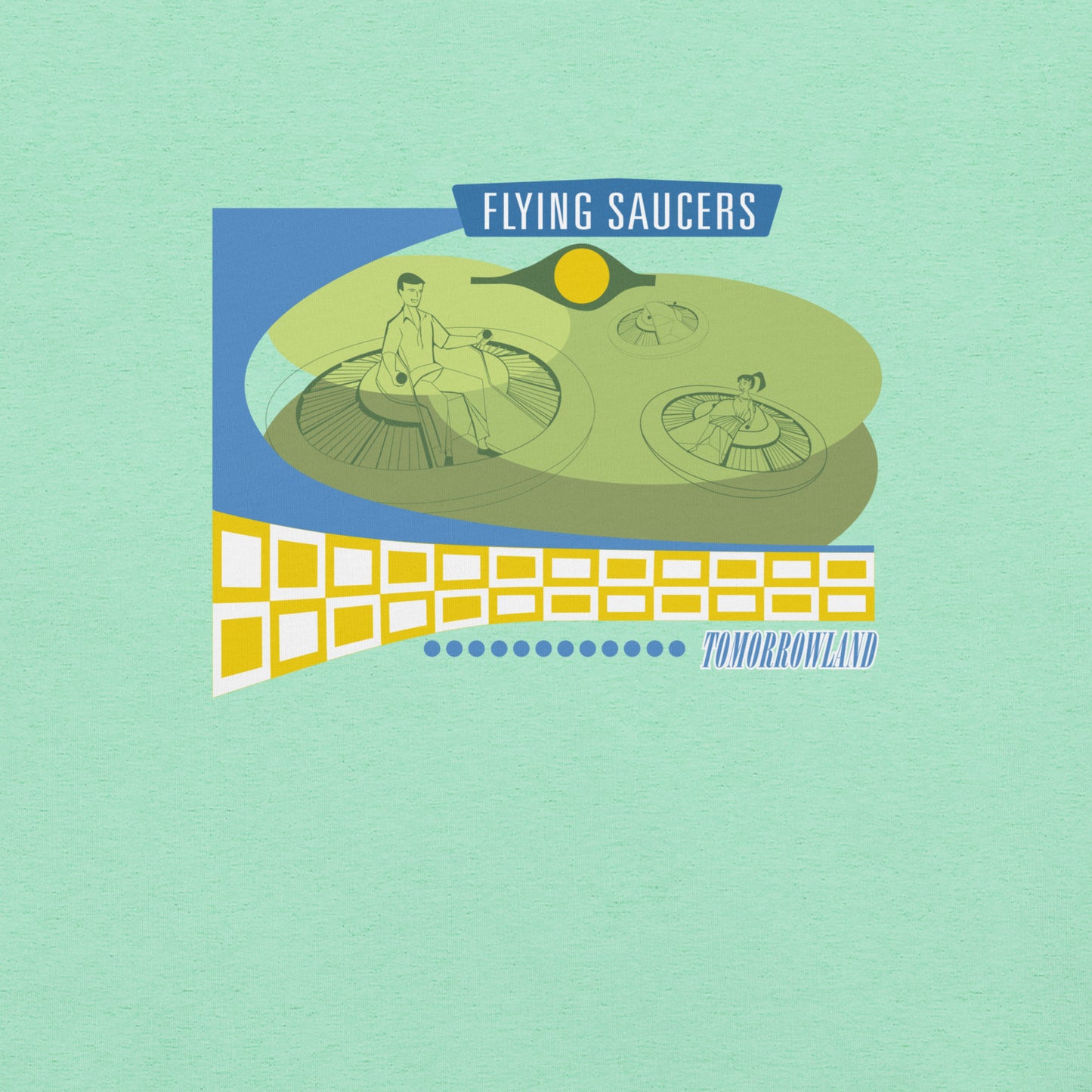 FLYING SAUCERS scene T-Shirt