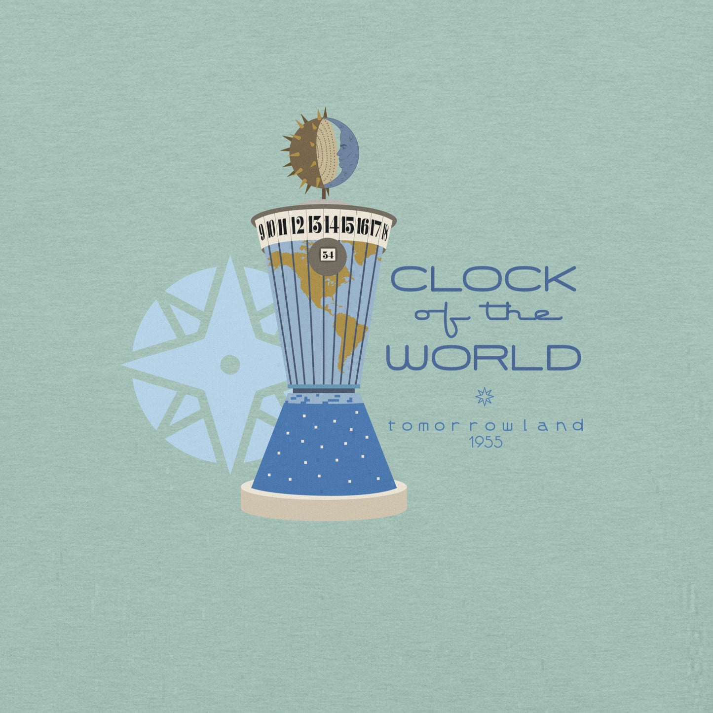 CLOCK OF THE WORLD tower T-Shirt
