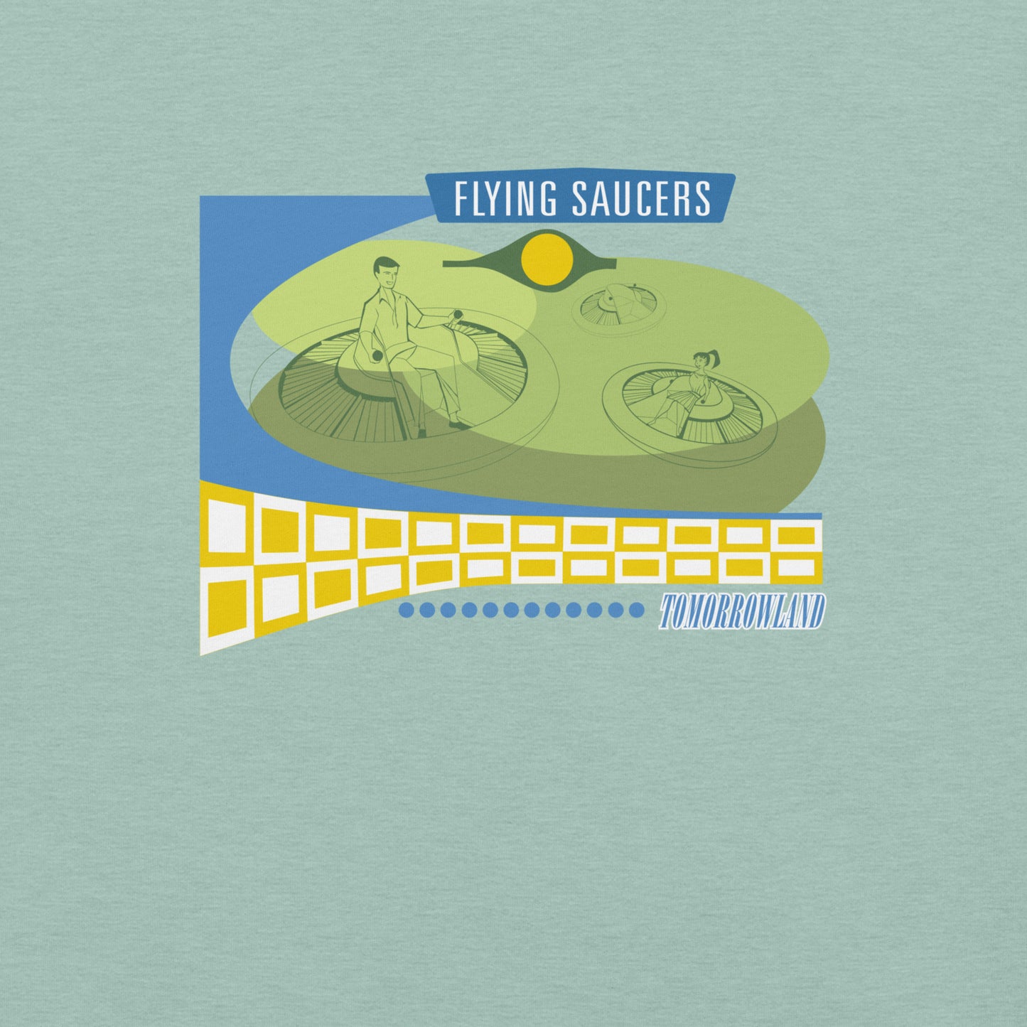 FLYING SAUCERS scene T-Shirt