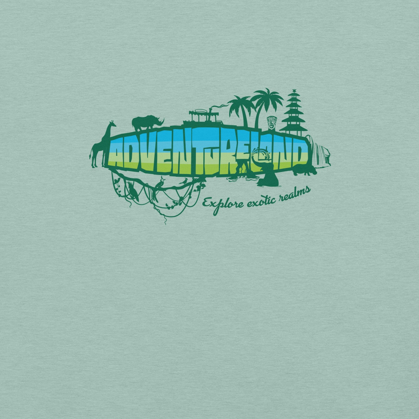 MK ADVENTURELAND jungle green T-Shirt