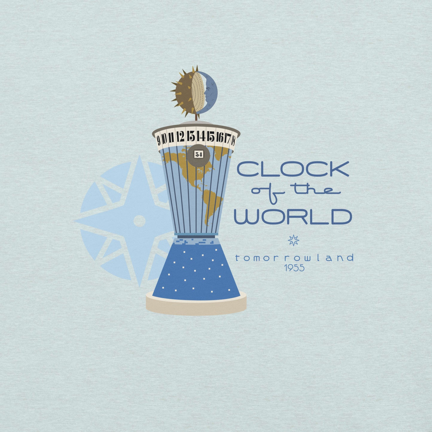 CLOCK OF THE WORLD tower T-Shirt