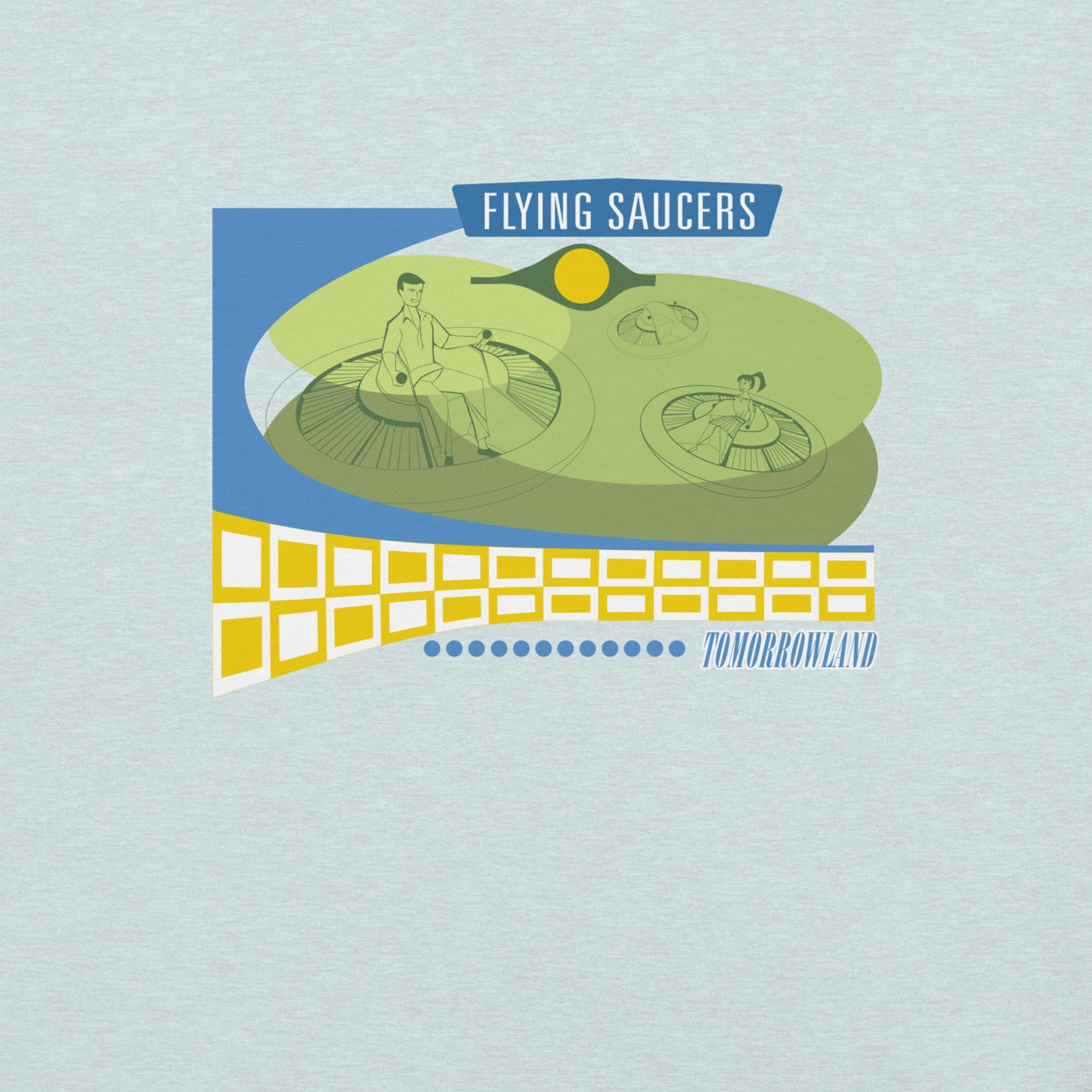 FLYING SAUCERS scene T-Shirt