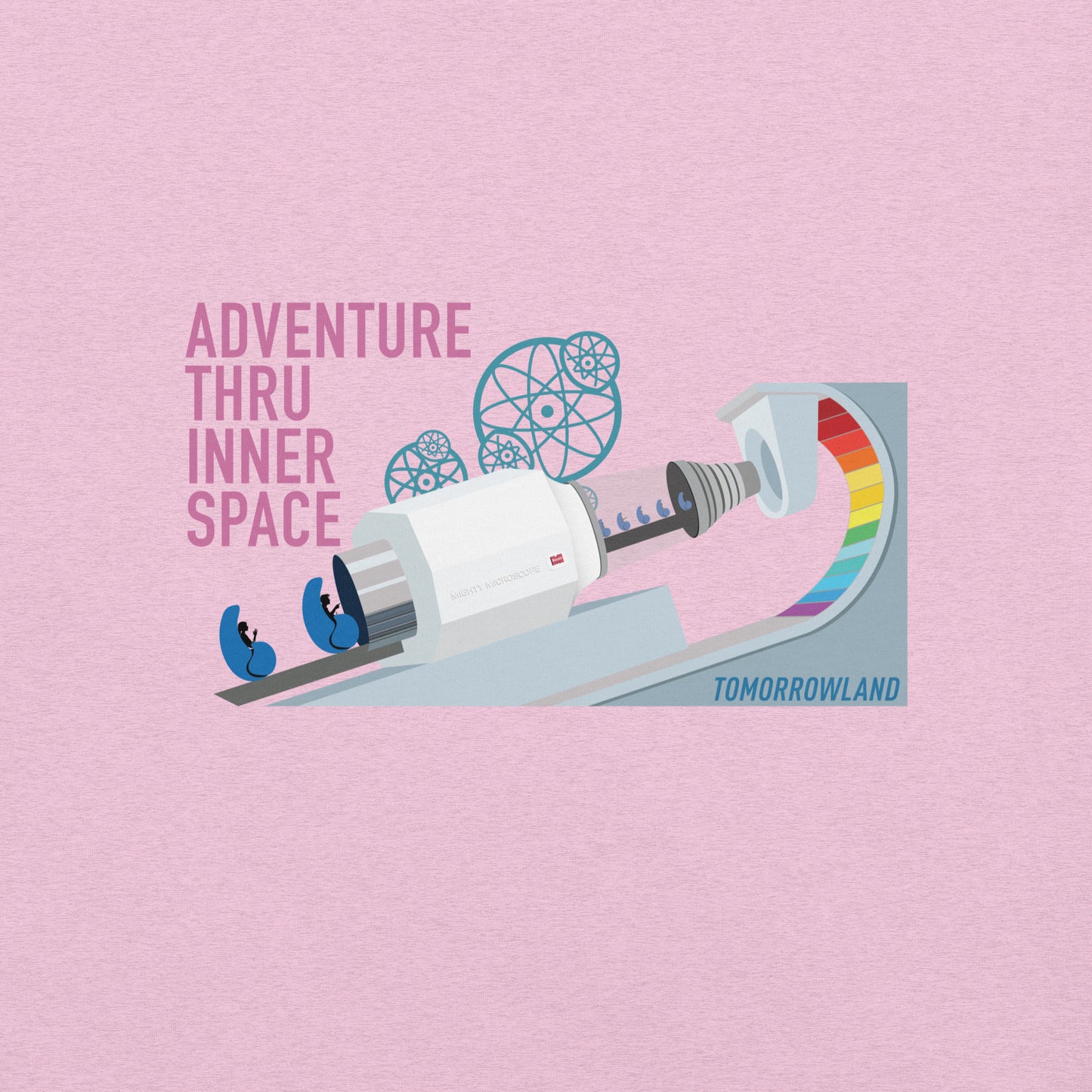 ADVENTURE THRU INNER SPACE microscope T-Shirt
