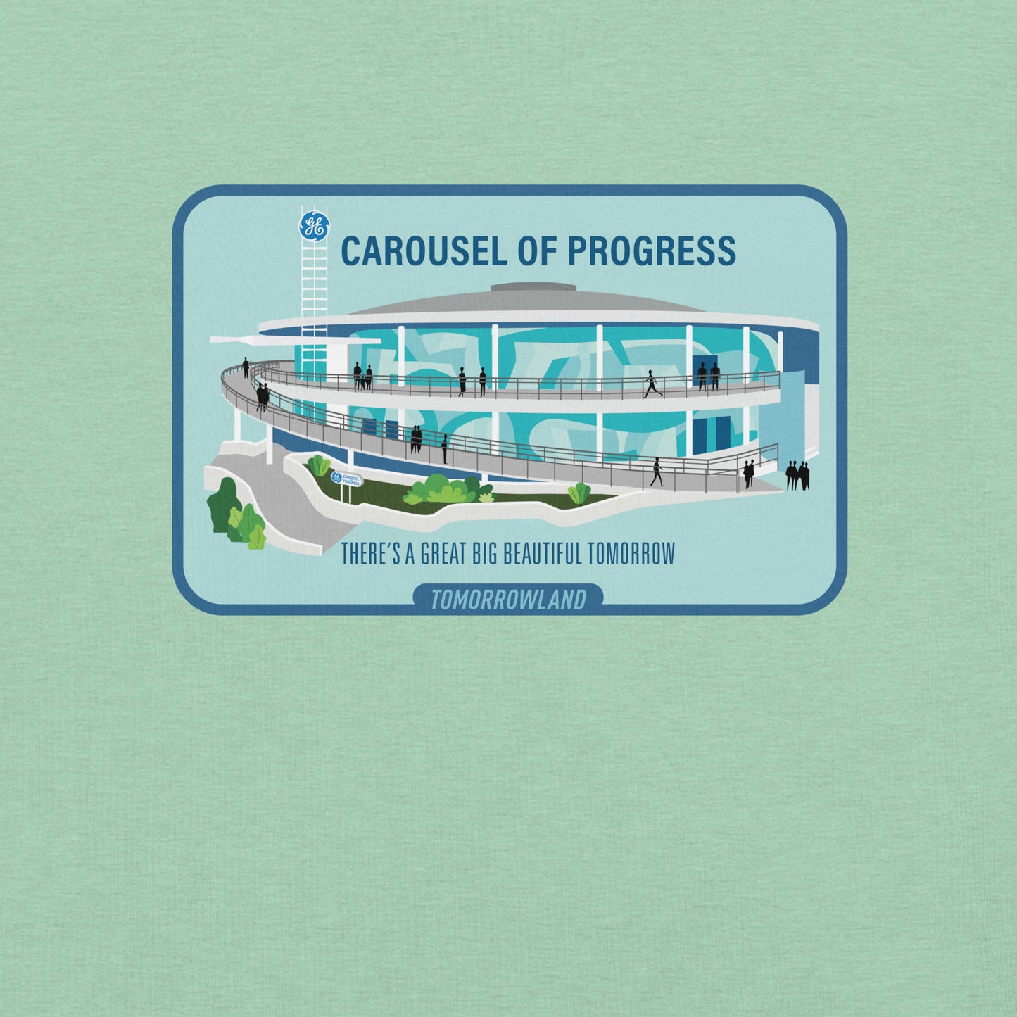 CAROUSEL OF PROGRESS building T-Shirt