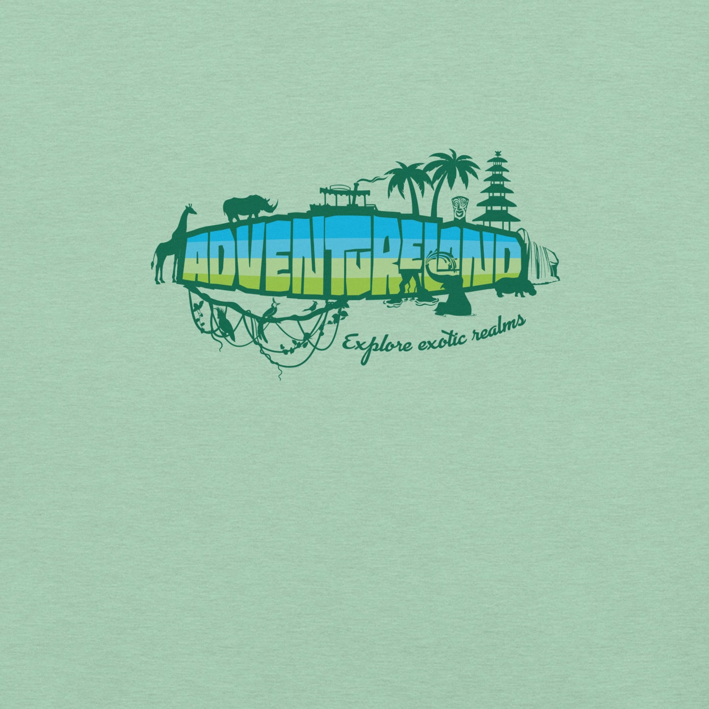 MK ADVENTURELAND jungle green T-Shirt