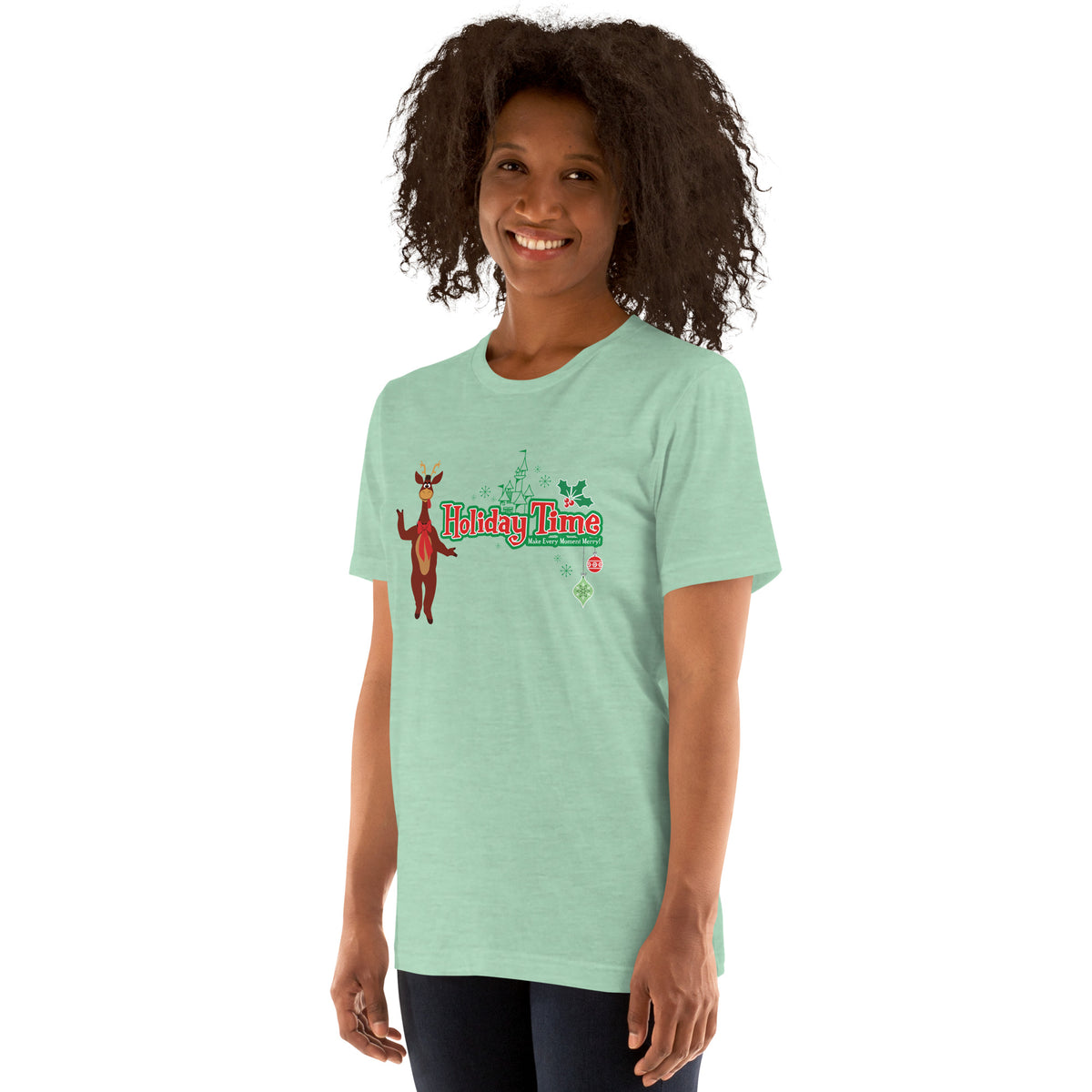 DL HOLIDAY TIME reindeer T-shirt