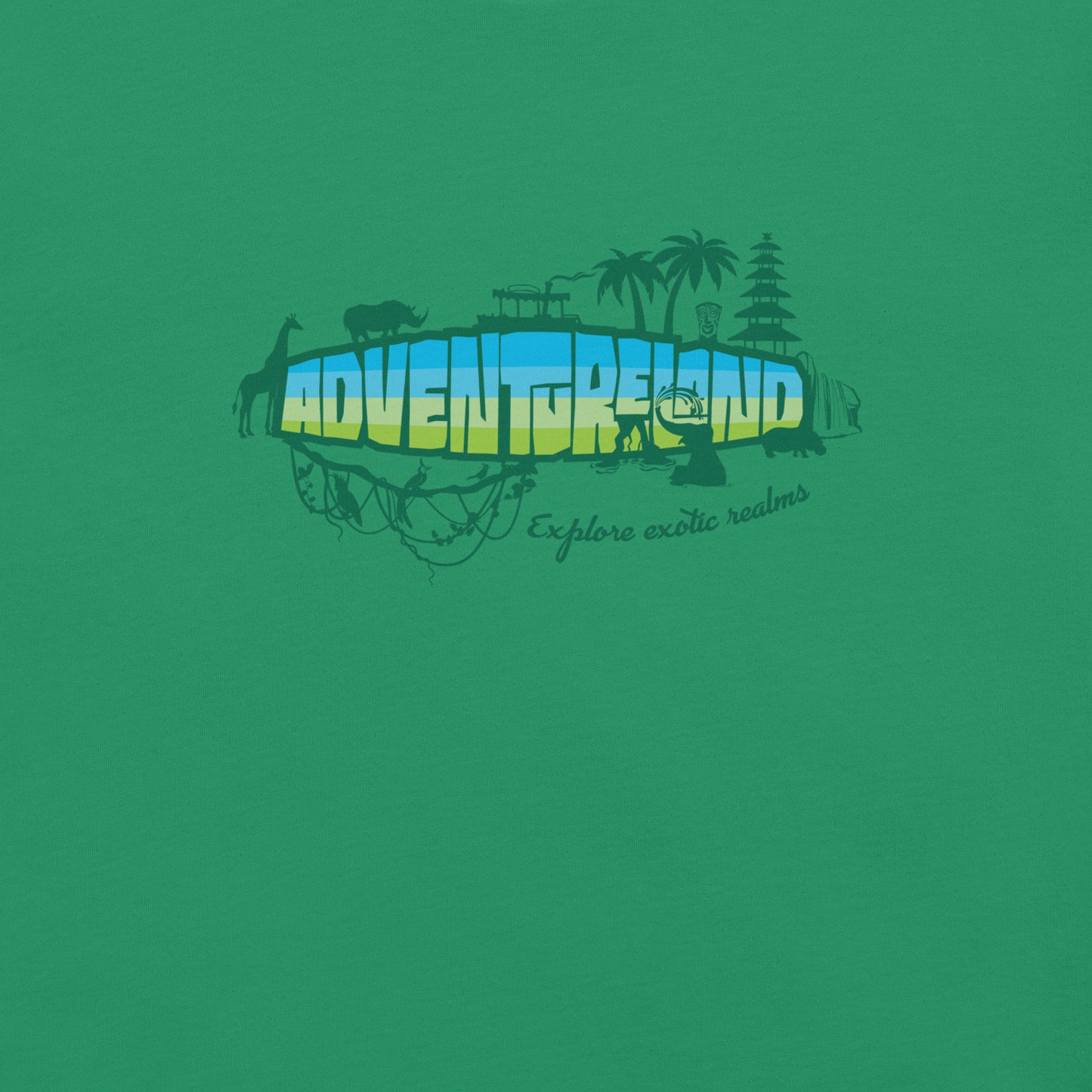 MK ADVENTURELAND jungle green T-Shirt
