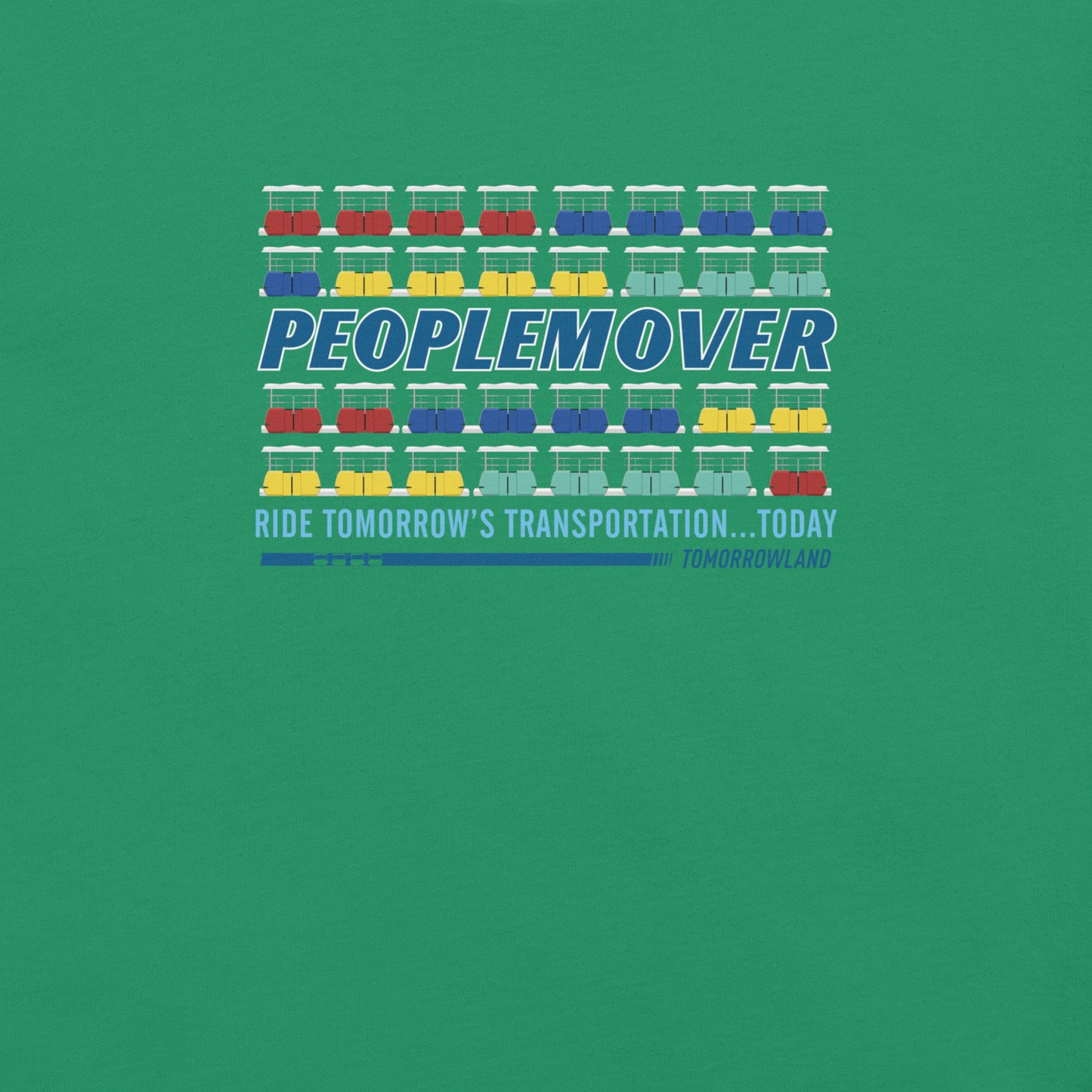 PEOPLEMOVER vehicles stacked T-Shirt