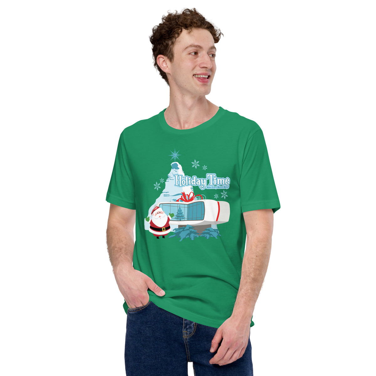 DL HOLIDAY TIME future house T-shirt