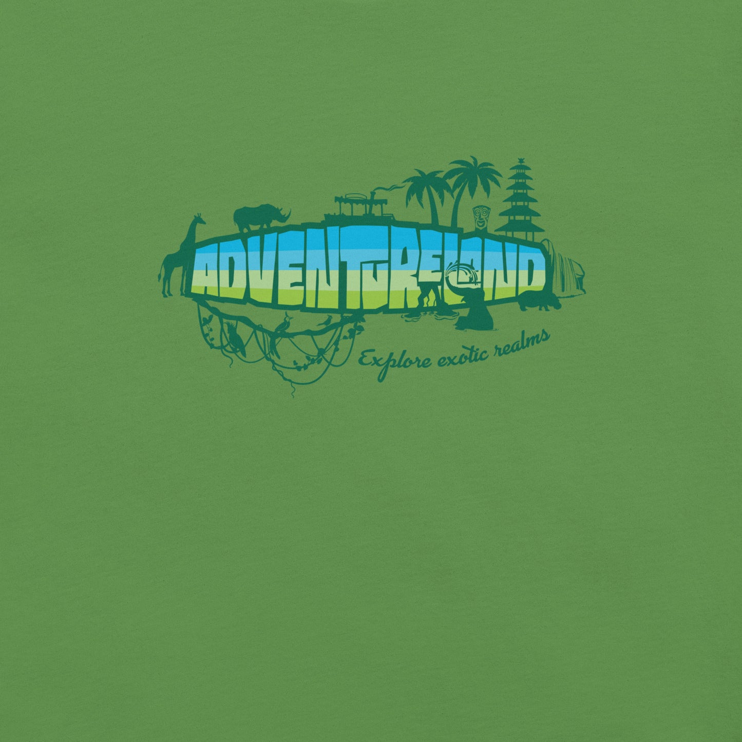 MK ADVENTURELAND jungle green T-Shirt
