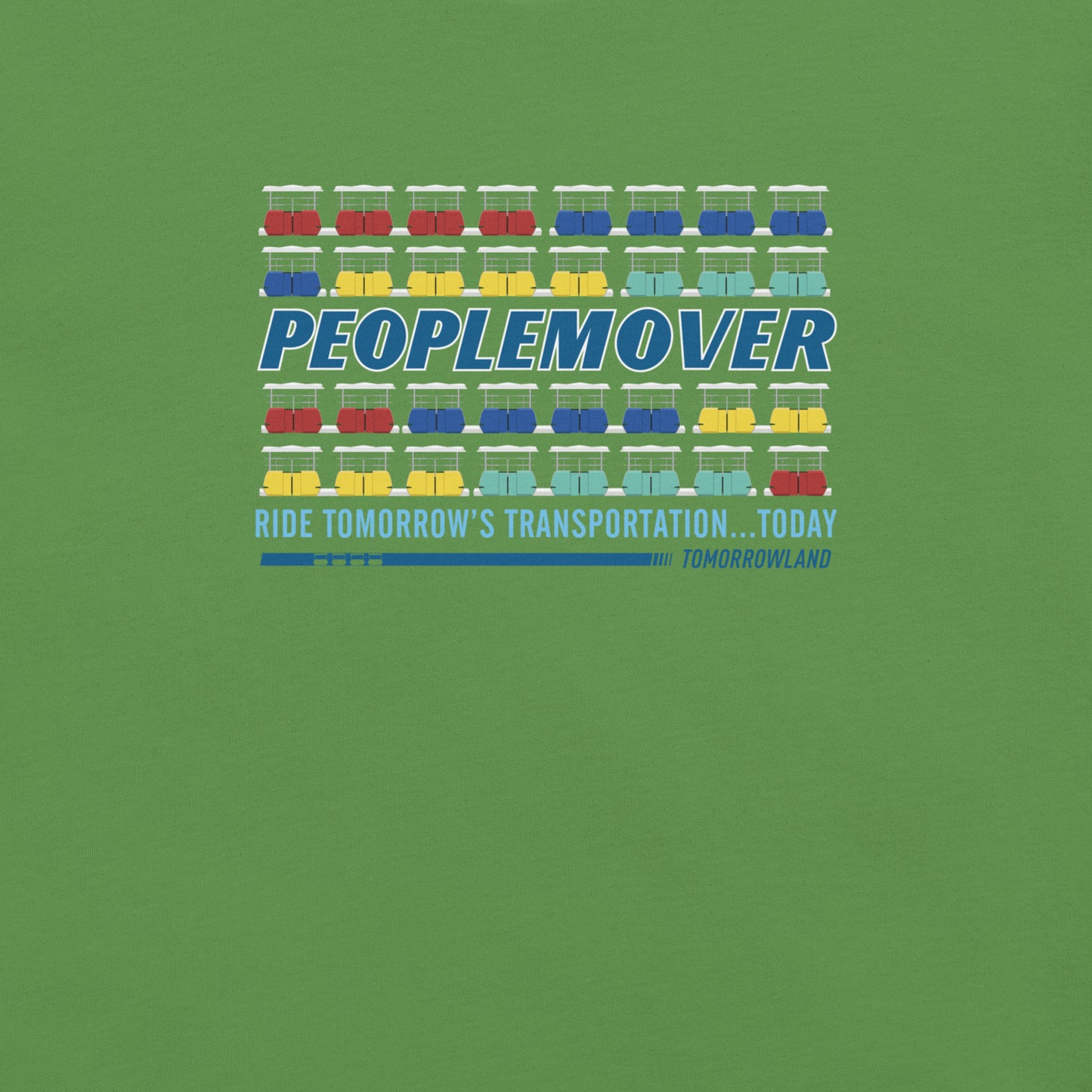 PEOPLEMOVER vehicles stacked T-Shirt