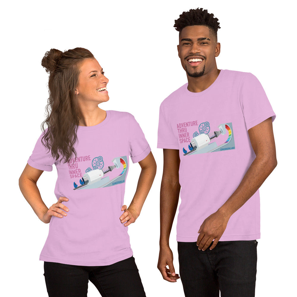 ADVENTURE THRU INNER SPACE microscope T-Shirt
