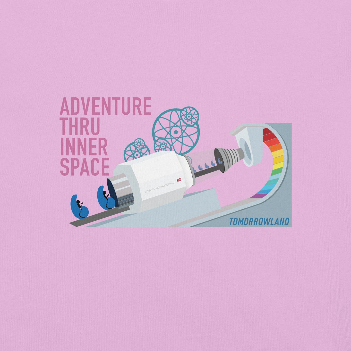 ADVENTURE THRU INNER SPACE microscope T-Shirt