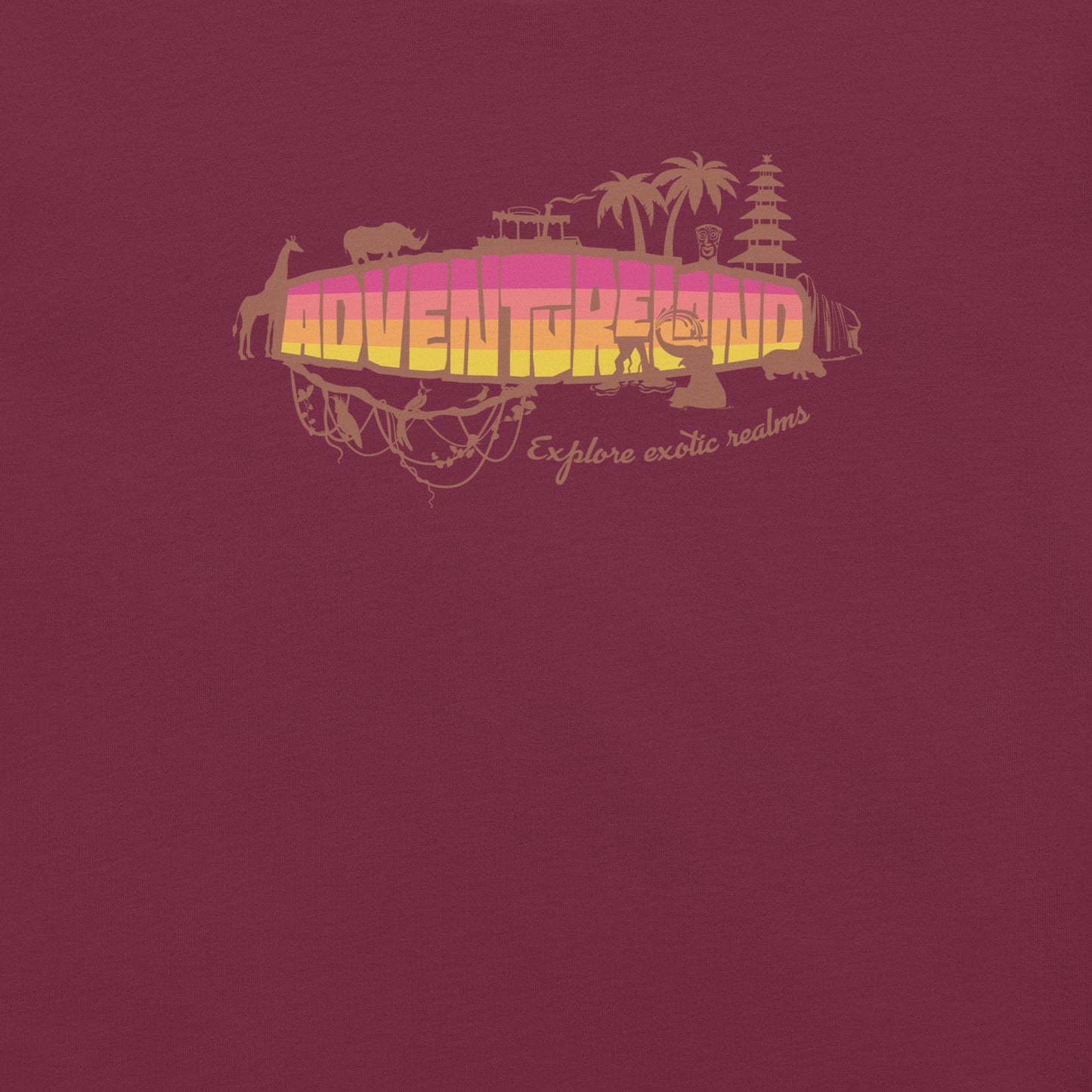 MK ADVENTURELAND jungle orange T-Shirt