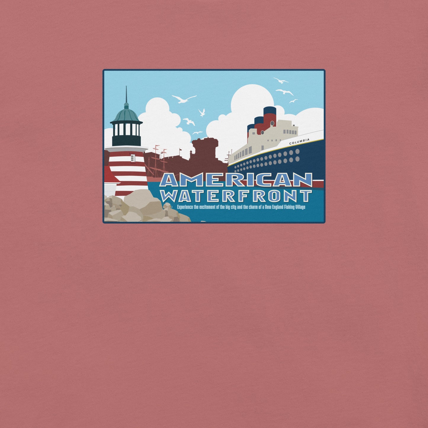 TDS AMERICAN WATERFRONT port title T-Shirt